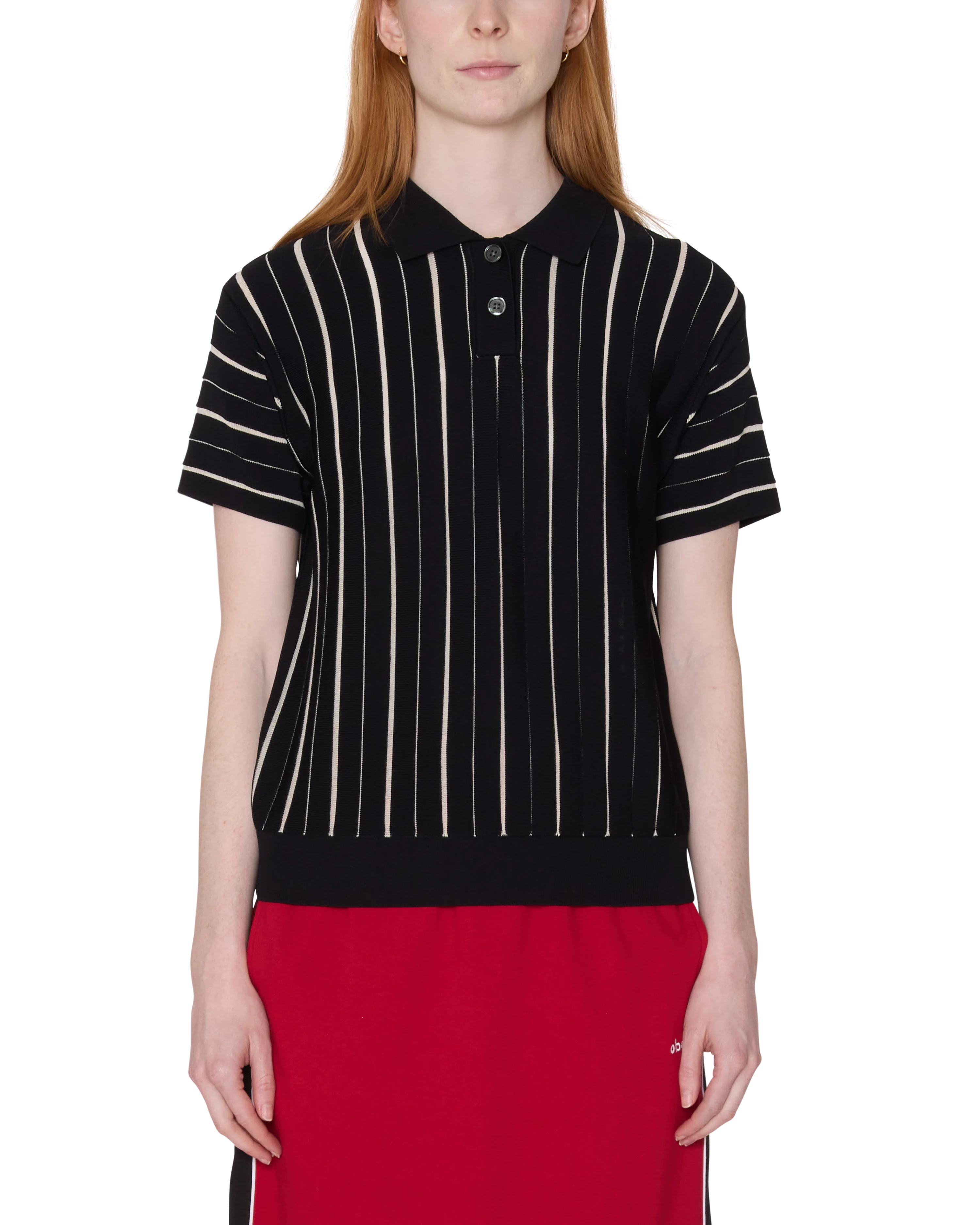 ARLO STRIPE POLO SWEATER