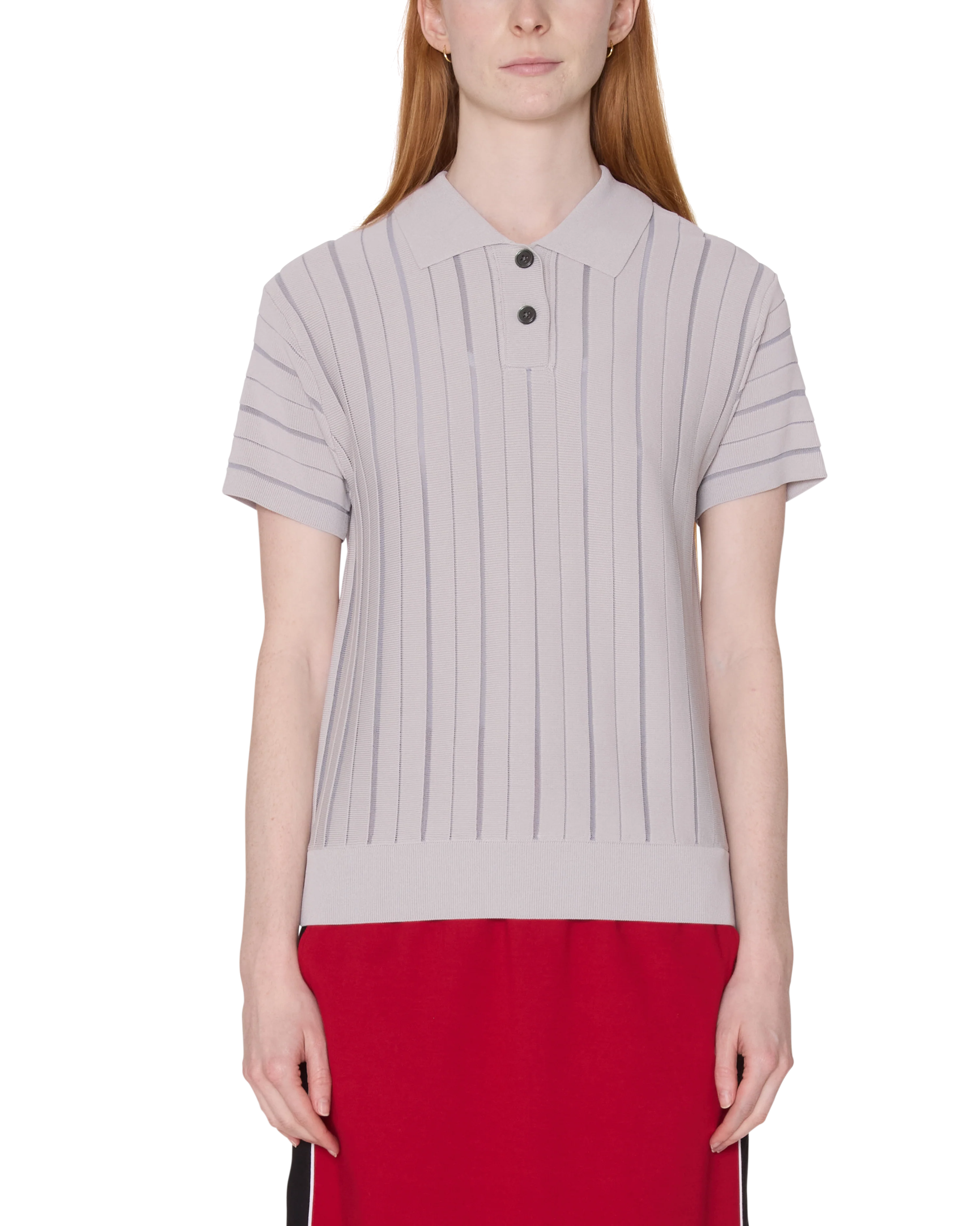 ARLO STRIPE POLO SWEATER