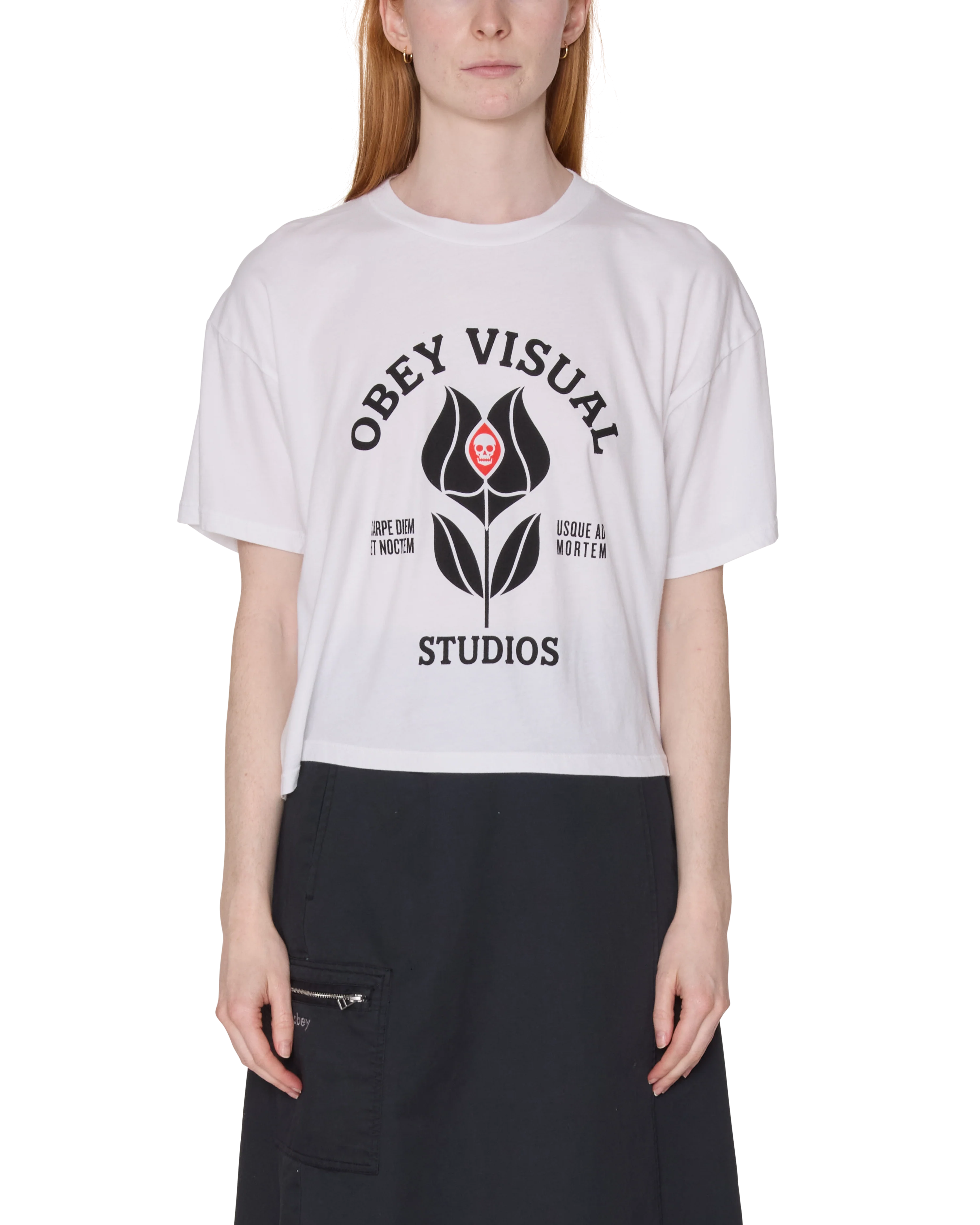 CARPE DIEM FLOWER ROW T-SHIRT